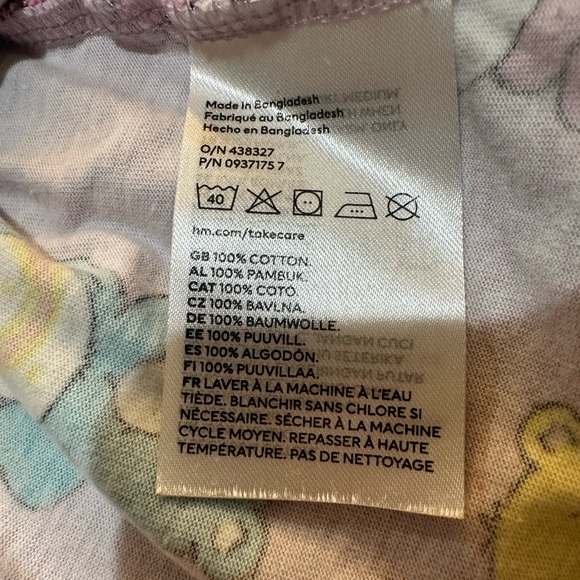 H&M Bundle Girls Tees Barbie and Care Bears Set  100% Cotton 5T - Picture 12 of 13